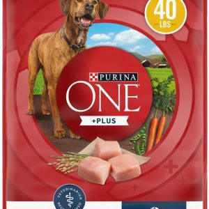 Purina ONE Natural Large Breed Adult Dry Dog Food, +Plus Formula, 40 lb. Bag