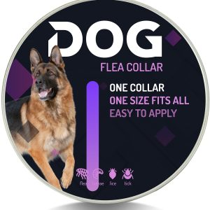 Flea and Tick Prevention for Dogs – Adjustable – One Size Fits All