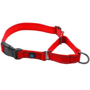 Martingale Collar – We Donate a Collar to a Dog Rescue for Every Collar Sold (Medium, RED)