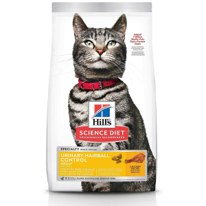 15.5lb Hill’s Science Diet Urinary Hairball Control Adult Dry Cat Food