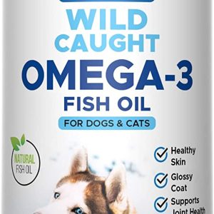 PetHonesty Omega-3 Fish Oil,Joint & Skin & Coat Supplement for Dogs & Cats,32-oz