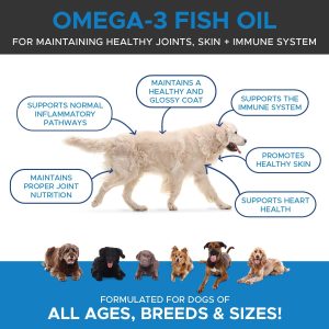 PetHonesty Omega-3 Fish Oil,Joint & Skin & Coat Supplement for Dogs & Cats,32-oz