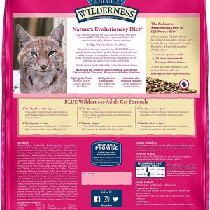 Blue Buffalo Wilderness Salmon Recipe Grain-Free Dry Cat Food, 11-lb bag