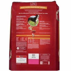 Purina ONE Natural Dry Dog Food, SmartBlend Chicken & Rice Formula – 31.1 lb Bag