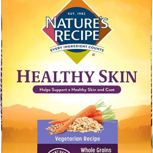 Nature’s Recipe Healthy Skin Vegetarian Recipe Dry Dog Food, 24-lb bag
