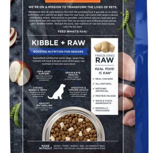 Raw Boost Senior Grain Free Recipe with Real Chicken Natural Dry Dog Food, 21 lb