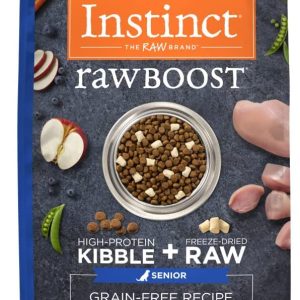 Raw Boost Senior Grain Free Recipe with Real Chicken Natural Dry Dog Food, 21 lb