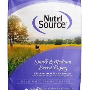 Nutrisource Small & Medium Breed Puppy Chicken & Rice Dry Dog Food,30 lb