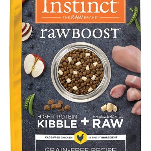 Instinct Raw Boost Grain Free Recipe with Real Chicken Natural Dry Dog Food, 4 lb. Bag