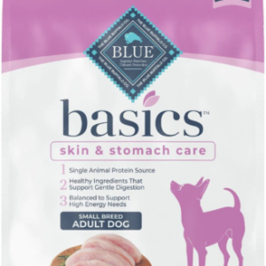 Blue Buffalo Basics Skin & Stomach Care Small Breed Adult Dry Dog Food, 11lb