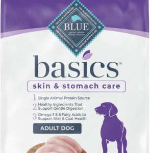 Blue Buffalo Basics Skin & Stomach Care Turkey & Potato Adult Dry Dog Food, 24lb