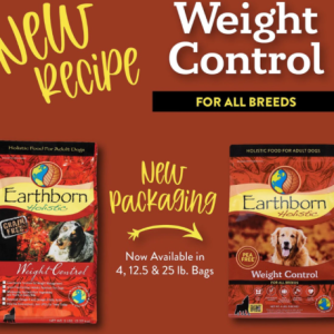 Earthborn Holistic Weight Control Dry Dog Food, 25lb