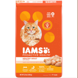 Iams ProActive Health Healthy Adult Original with Chicken Dry Cat Food, 22lb