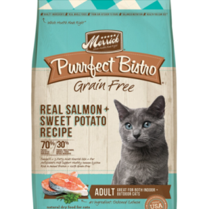 Merrick Purrfect Bistro Grain-Free Salmon + Sweet Potato Adult Dry Cat Food,12lb