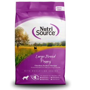 NUTRISOURCE Large Breed Puppy Chicken & Rice Dry Dog Food, 15lb