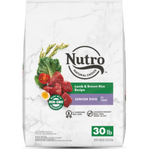 NUTRO Natural Choice Senior Dry Dog Food, Lamb & Chicken, 30lb