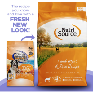 NutriSource Lamb Meal & Rice Dry Dog Food, 30lb