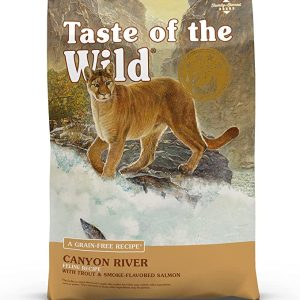 Taste Of The Wild Canyon River Grain-Free Dry Cat Food With Trout & Smoke-Flavored Salmon 14lb