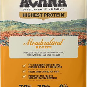 ACANA Regionals Meadowland Formula Grain Free Dry Dog Food 25lb bag