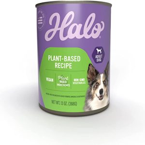 Halo Adult Holistic Garden of Vegan Recipe Canned Dog Food, 13 oz., Case of 12