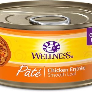 Wellness Complete Health Pate Chicken Entree Grain-Free Canned Cat 5.5oz 24 can