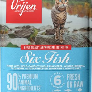 ORIJEN Six Fish Grain-Free Dry Cat Food 12lb