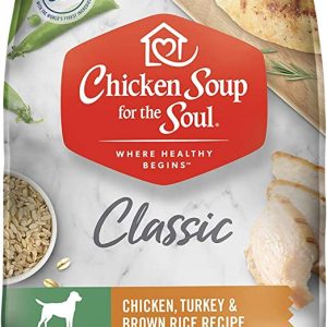 Chicken Soup For The Soul Chicken, Turkey & Brown Rice Adult Dry Dog Food,28lb