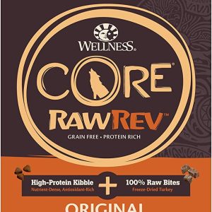 Wellness CORE RawRev Natural Grain Free Original Chicken Dry Dog Food, 20 lbs