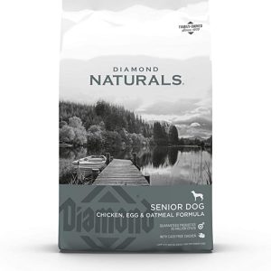 Diamond Naturals Senior Formula Dry Dog Food, 35lb