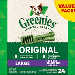 Greenies Large Original Dental Dog Treats 24 count