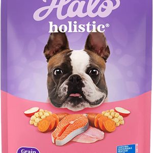 Halo Small Breed Holistic Grain Free Wild Salmon & Whitefish Dry Dog Food, 10 lb