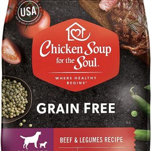 Chicken Soup for Soul Pet Food Grain Free Beef & Legumes – Dry Dog Food 25LB