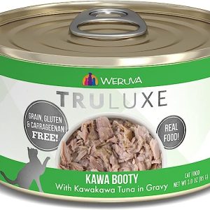 Weruva Truluxe Kawa Booty with Kawakawa Tuna in Gravy Canned Cat Food,3oz,24case