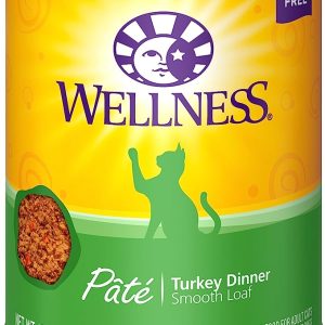 Wellness Complete Health Turkey Formula Grain-Free Canned Cat Food, 12×12.5oz