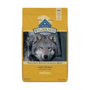 Blue Buffalo Wilderness Healthy Weight Chicken Recipe Dry Dog Food, 24lb bag