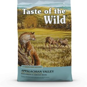 Taste of the Wild Grain Free High Protein Real Meat Recipe Appalachian Valley Premium Dry Dog Food, 28 lb.