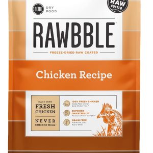 BIXBI Rawbble Dry Dog Food, Chicken, 24 lbs – USA Made with Fresh Meat – No Meat Meal & No Corn, Soy or Wheat – Freeze Dried Raw Coated Dog Food – Minimally Processed for Superior Digestibility