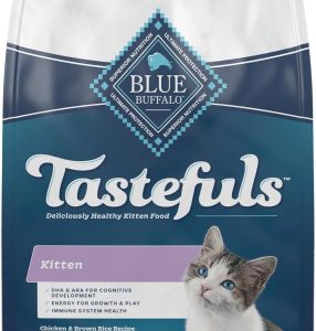 Blue Buffalo Tastefuls Natural Dry Kitten Food, Chicken 5lb bag