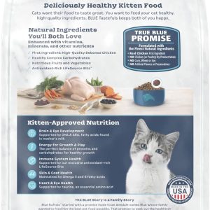 Blue Buffalo Tastefuls Natural Dry Kitten Food, Chicken 5lb bag