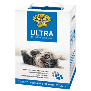 Dr. Elsey’s Precious Cat Ultra Unscented Clumping Cat Litter, 20 lb. Box