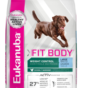 Eukanuba Fit Body Weight Control Large Breed Dry Dog Food, 28 lb