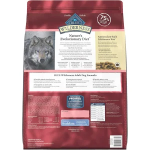 Blue Buffalo Wilderness Salmon Adult Dog Dry Food, 28-lb bag