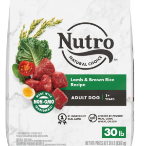 Nutro Natural Choice Adult Lamb & Brown Rice Recipe Dry Dog Food, 30lb