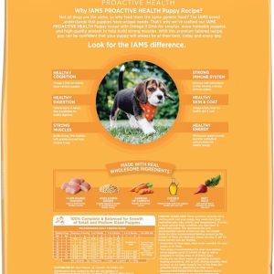 IAMS Small & Toy Breed Adult Dry Dog Food for Small Dogs with Real Chicken, 15 lb. Bag