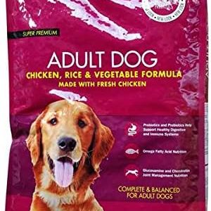 KIRKLAND SIGNATURE Kirkland Signature Super Premium Dog Food 26.5 lbs (12 kg) Chicken & Rice & Vegetable & 12 Kg (1)